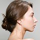 2 Pairs 2 Style Natural Pearl Beaded Dangle Stud Earrings(EJEW-AN0002-66)-4