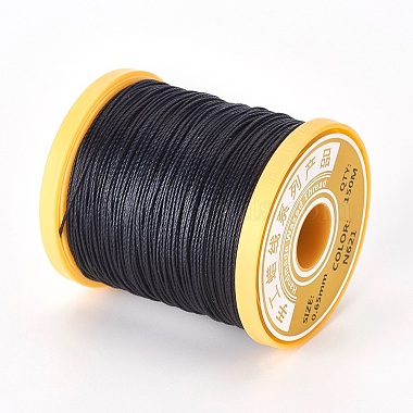 Round Waxed Polyester Cord(YC-E004-0.65mm-N621)-2