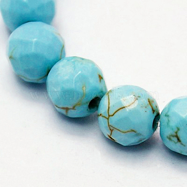 8mm SkyBlue Round Natural Turquoise Beads