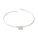 Bracelets en laiton plaqué en rack(BJEW-A018-01P-W)-2