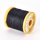 Round Waxed Polyester Cord(YC-E004-0.65mm-N621)-2