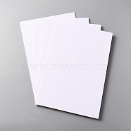 PVC Plastic Board, Polyethylene PE Board, for Sand Table, Craft, White, 300x200x3mm(AJEW-WH0324-72B)