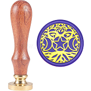 Brass Wax Seal Stamp with Handle, for DIY Scrapbooking, Tree of Life Pattern, 89x30mm(AJEW-WH0184-1142)