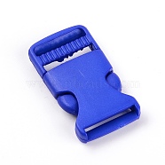 Nylon Side Release Buckles, Survival Bracelet Clasps, Blue, 57x30x9.5mm, Hole: 5x25mm(FIND-SZC0002-01J)