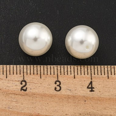 Baking Painted Pearlized Glass Pearl Round Beads(HY-S004-01C)-3