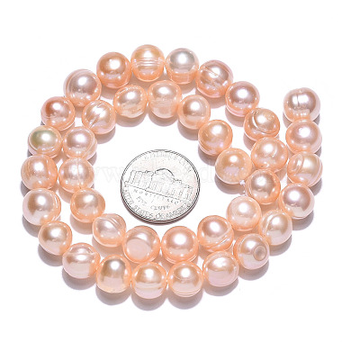 Natural Cultured Freshwater Pearl Beads Strands(PEAR-N013-09A)-6