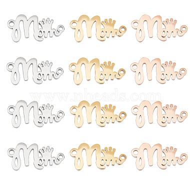 Mixed Color Word 304 Stainless Steel Pendants