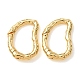 Hammered Brass Spring Gate Rings(KK-CBA90BB-04G)-1