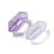 Natural Amethyst Double Terminated Pointed Beads(G-G012-17)-2