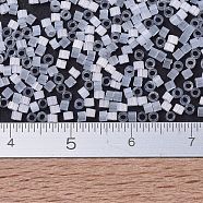 MIYUKI Delica Beads, Cylinder, Japanese Seed Beads, 11/0, (DB0832) Pale Violet Silk Satin, 1.3x1.6mm, Hole: 0.8mm, about 10000pcs/bag, 50g/bag(SEED-X0054-DB0832)