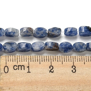 Natural Blue Spot Jasper Beads Strands(G-M420-H06-03)-5