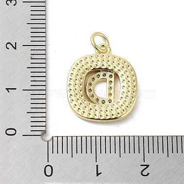 Placage de crémaillère en laiton micro pavé pendentifs en zircone cubique claire(KK-E102-33G-D)-3