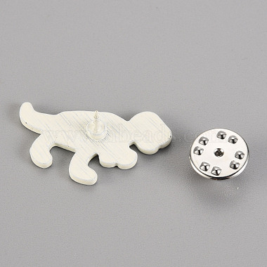 Spray Painted Alloy Brooches(X-JEWB-S011-133-RS)-3