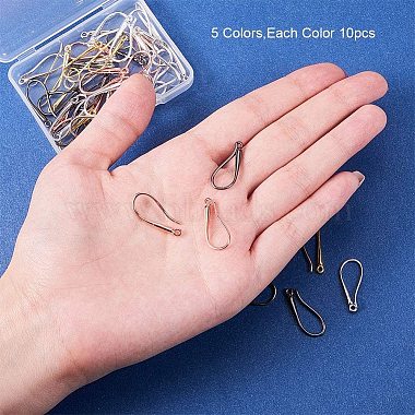 Brass Earring Hooks Findings(KK-PH0034-89)-3