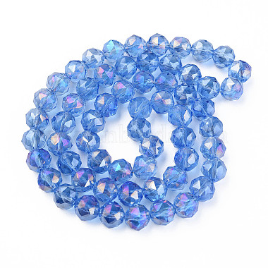Electroplate Transparent Glass Beads Strands(X-EGLA-N002-34B-C05)-2