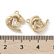 Brass Micro Pave Clear Cubic Zirconia Charms(KK-G491-30G)-3