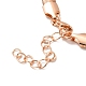 Rack Plating Brass Herringbone Chains Necklace for Men Women(NJEW-M193-01RG)-3