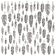 ARRICRAFT 84pcs 14 style Tibetan Style Alloy Pendants(TIBEP-PH0001-71)-1