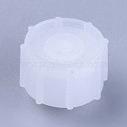 Plastic Stopper, Dispensing Industrial Syringe Barrel Tip Caps, Clear, 12~12.5x10mm(TOOL-WH0103-11A)