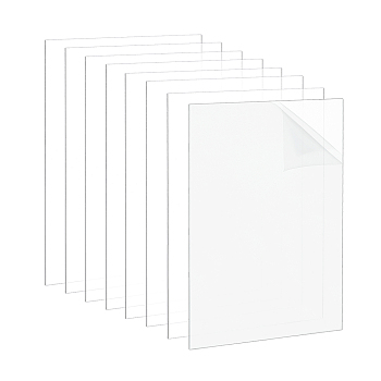 Transparent Acrylic for Picture Frame, Rectangle, Clear, 17.6x12.6x0.15cm