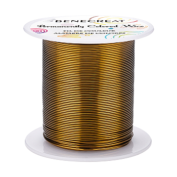 Round Copper Wire, for Wire Wrapped Jewelry Making, Antique Bronze, 20 Gauge, 0.8mm, about 98.42 Feet(30m)/roll