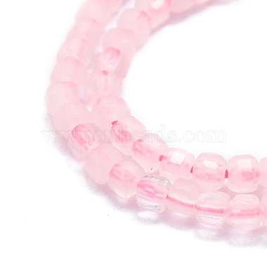 Natural Rose Quartz Beads Strands(G-P457-B01-50)-2