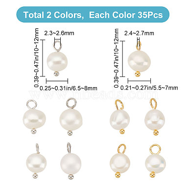 70Pcs 2 Colors Natural Cultured Freshwater Pearl Charms(FIND-CN0001-42)-2