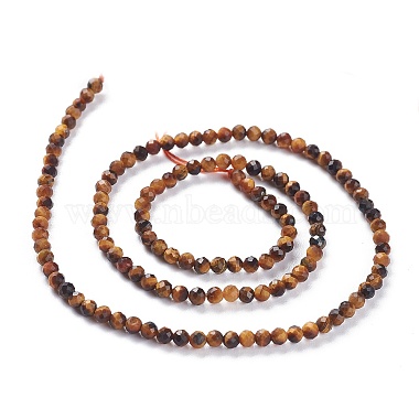 Natural Yellow Tiger Eye Beads Strands(X-G-A026-A15-3mm)-2