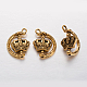 Tibetan Style Alloy Crown Pendants(TIBEP-JC1181-AG)-1