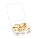 6Pcs 6 Styles Brass Micro Pave Cubic Zirconia Cuff Rings(RJEW-LS0001-40G)-7