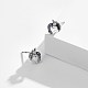 Anti-Tarnish Rhodium Plated 925 Sterling Silver Stud Earrings(STER-BB72164)-4