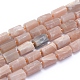Frosted Natural Sunstone Beads Strands(G-L552B-05)-1