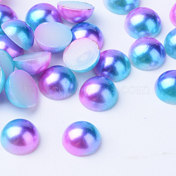 Imitation Pearl Acrylic Cabochons, Dome, Royal Blue, 5x2.5mm, about 5000pcs/bag(OACR-R063-5mm-01)