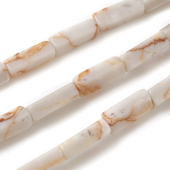 Natural Red Netstone Beads Strands, Cuboid, 13~14x4~4.5x4~4.5mm, Hole: 1.2mm, about 30pcs/strand, 16.5 inch(42cm)