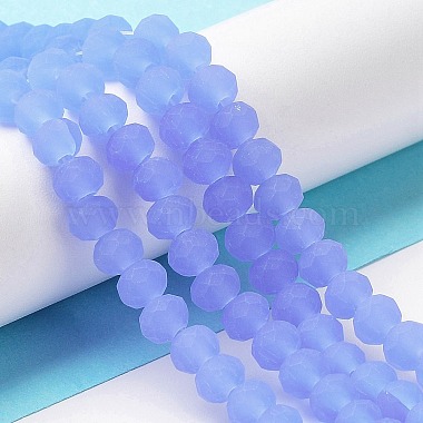 Imitation Jade Solid Color Glass Beads Strands(EGLA-A034-J6mm-MD03)-2