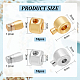 32Pcs 2 Colors Brass Crimp Beads(KK-BC0012-31)-2