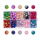 10 Colors Round Transparent Crackle Glass Beads(CCG-YW0001-B)-1