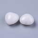 натуральный белый нефритовый сердечный пальмовый камень(G-FS0001-78A)-2