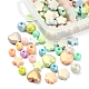 260Pcs 5 Style Spray Painted Opaque Acrylic Beads(SACR-YW0001-32)-4