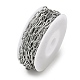 304 Stainless Steel Textured Cable Chains(CHS-G050-06P)-3