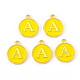 Golden Plated Alloy Enamel Charms(X-ENAM-S118-09A)-1