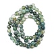 Natural Moss Agate Beads Strands(GSR4mmC001)-2