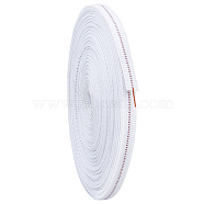 Elite 10Yards Polyester Boning for Sewing, with Copper Wire, Sew-Through Low Density Boning for Wedding Dress Corset, Bridal Gowns Nursing Cap, Lingerie Costume Hat, White, 6.5x0.8mm, about 9m(DIY-PH0008-44)