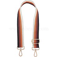 Canvas Bag Straps, with Alloy Swivel Clasps, Bag Replacement Accessories, Gold, 71cm(FIND-WH0065-24B-02)