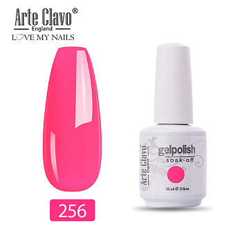 15ml Special Nail Polish, For Nail Art Stamping Print, Varnish Manicure Starter Kit, Hot Pink, Bottle: 34x80mm