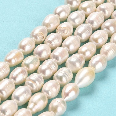 hebras de perlas de agua dulce cultivadas naturales(PEAR-E016-064)-2