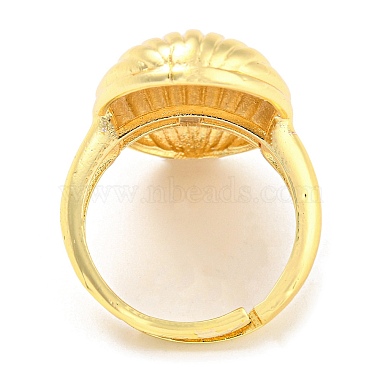 Rack Plating Brass Grooved Oval Adjustable Rings(RJEW-Q784-08G)-3