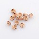 Brass Rhinestone Spacer Beads(RB-A014-L4mm-01RG-NF)-1