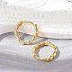 Brass Huggie Hoop Earrings(EJEW-L231-33G)-3