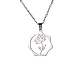 Stainless Steel Pendant Necklaces(PW-WG57218-08)-1